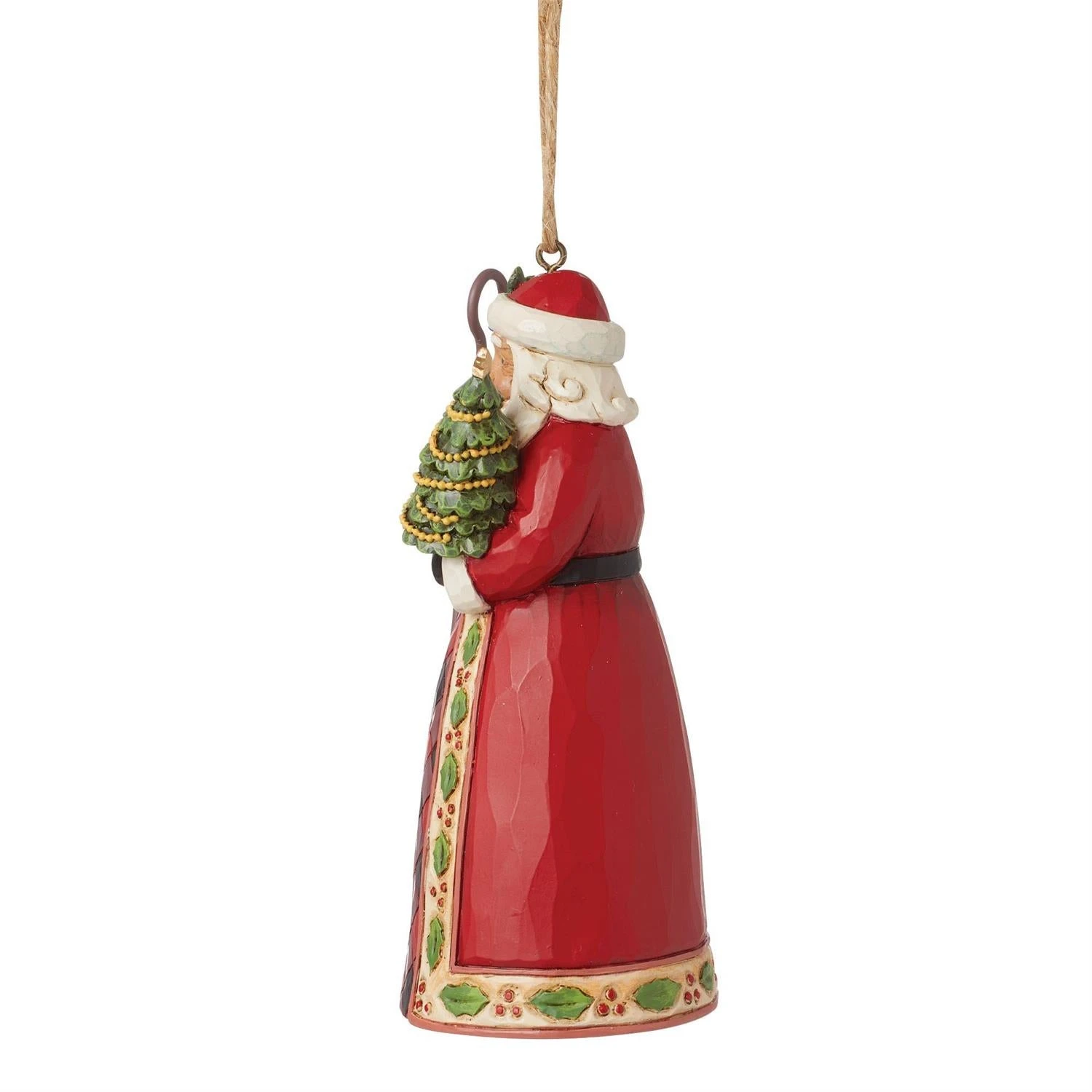 Highland Glen Santa With Cane And Christmas Tree Ornament 2 Highland Glen Santa With Cane And Christmas Tree Ornament - Image 2