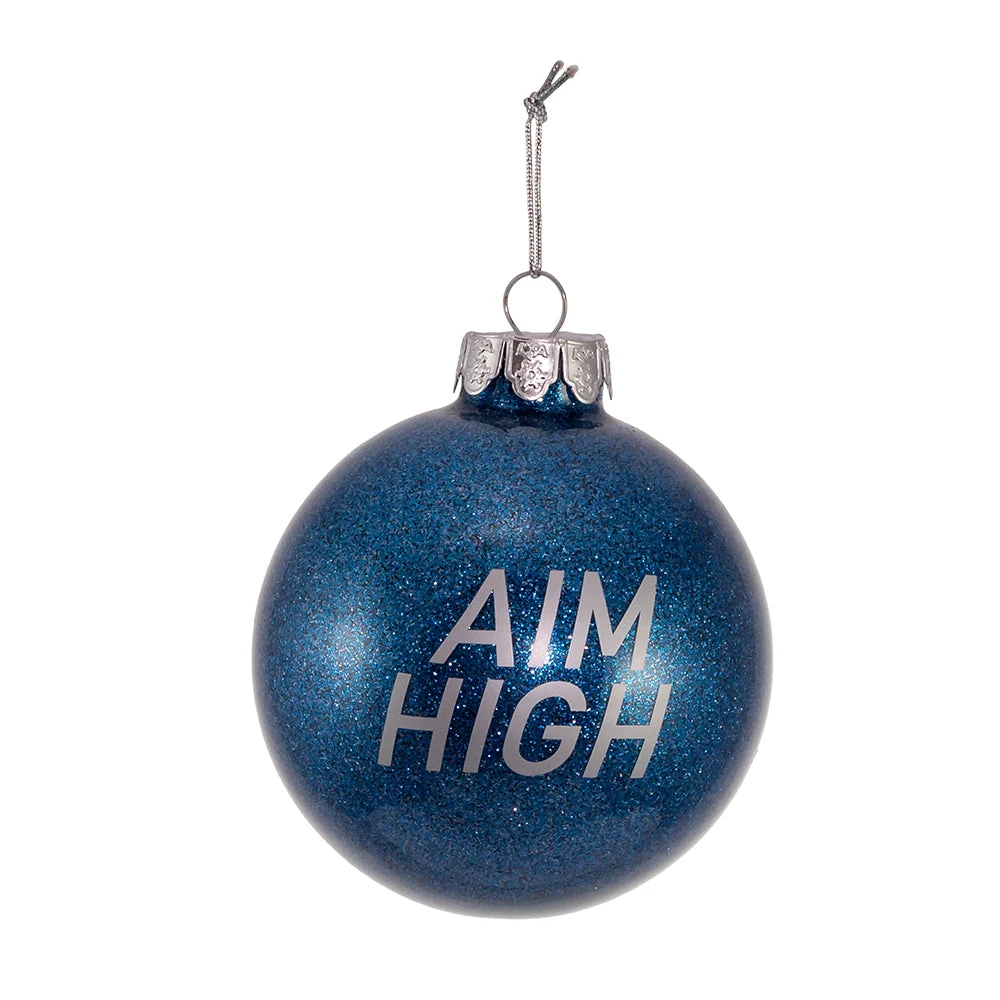 Kurt Adler U.S. Air Force - Aim High - Glass Ball Ornament 4 Kurt Adler U.S. Air Force - Aim High - Glass Ball Ornament - Image 4