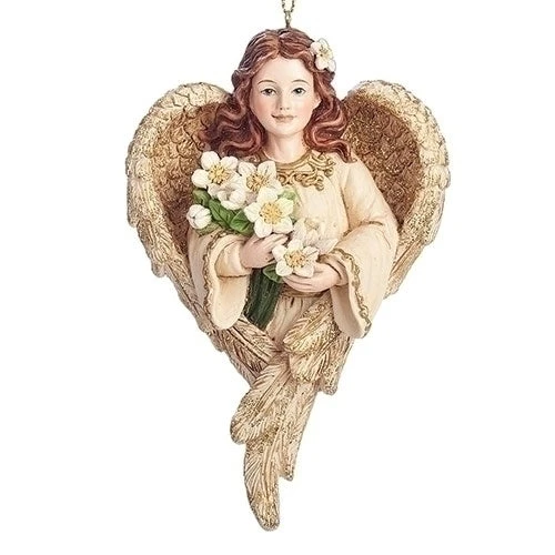 Roman Christmas Rose Angel Ornament 1 Roman Christmas Rose Angel Ornament