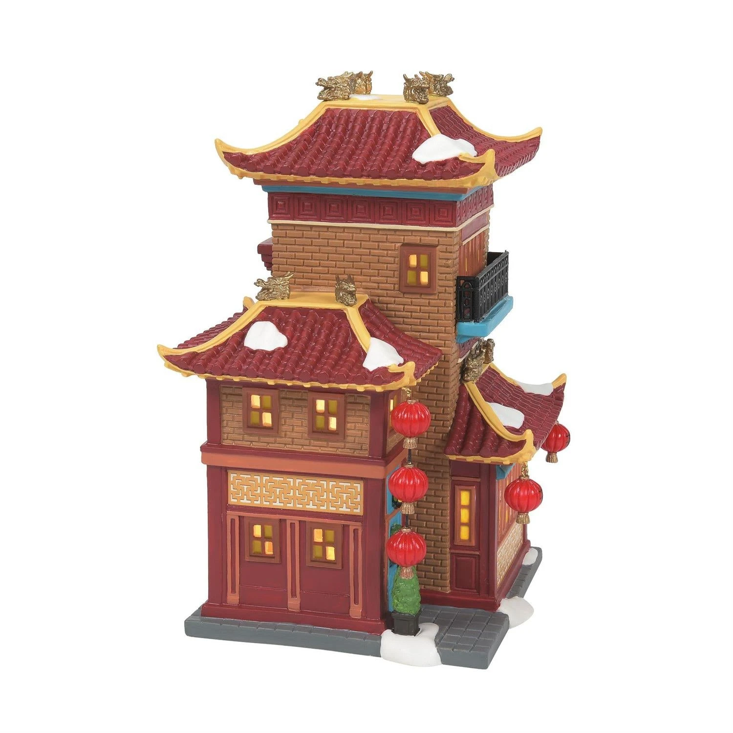 Department 56 Lunar Dragon Tea House 3 Department 56 Lunar Dragon Tea House - Image 3