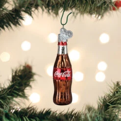 Gumdrop Mini Coca-Cola Bottle Glass Ornament -Country Christmas Loft Shop fwfgcn7sykazlbgkmayu
