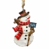 Clay-Style Snowman Ornament - Joy Sign