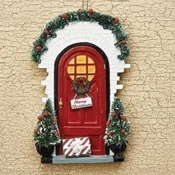 Roman Red Door Personalizeable Ornament -Country Christmas Loft Shop gfv4lgxkvzw6qp1akuzt