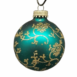 Krebs Value Glass Ball 4 Pack - Regal Festivity -Country Christmas Loft Shop ghigvqivi9xqfol83x2v