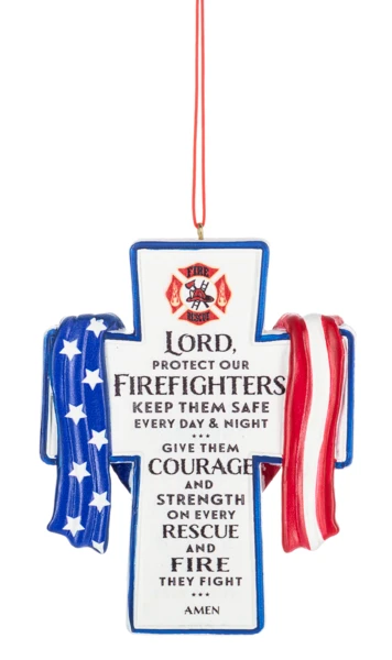 Protect And Serve Ornament - Fire 1 Protect And Serve Ornament - Fire