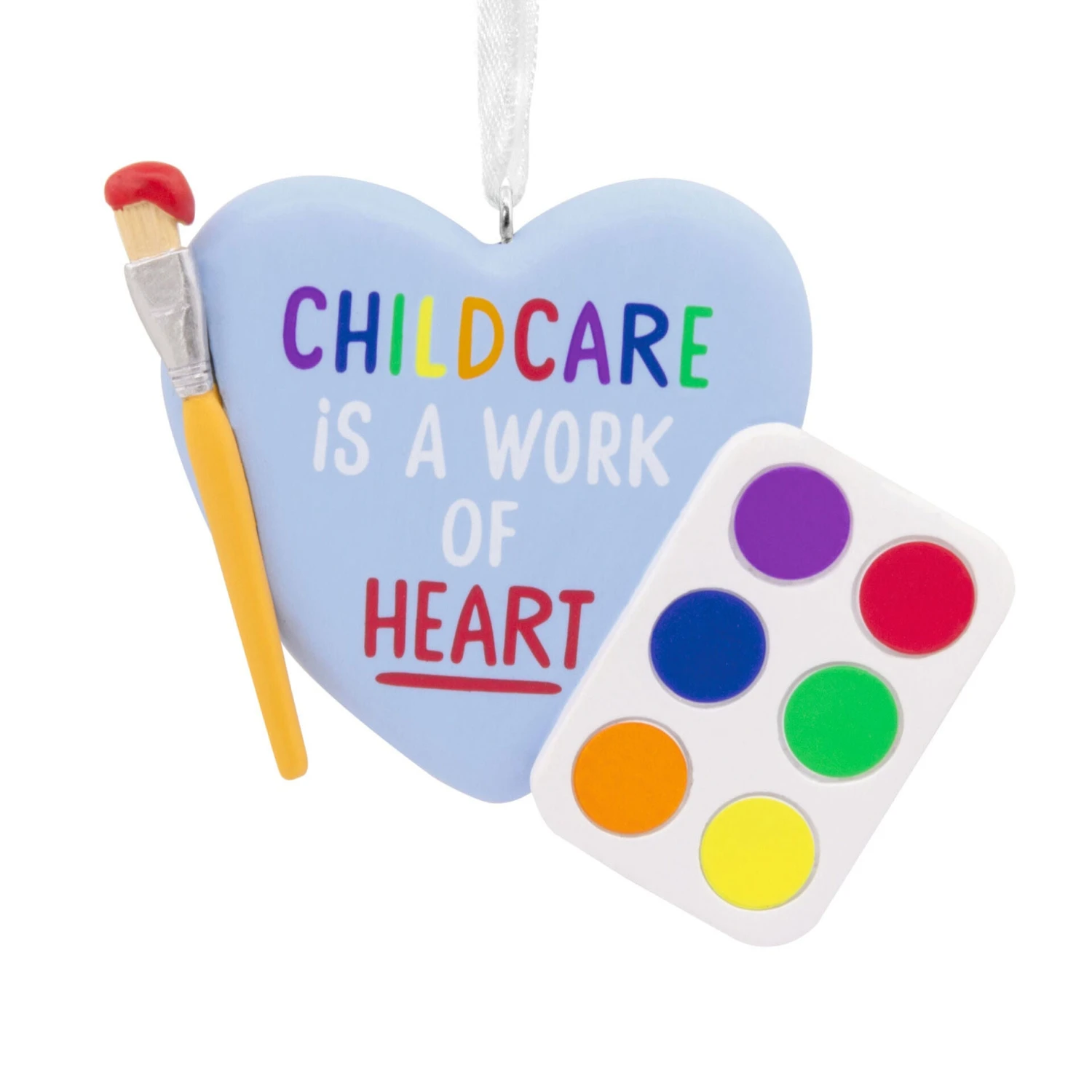 Hallmark Childcare Is A Work Of Heart Ornament 1 Hallmark Childcare Is A Work Of Heart Ornament