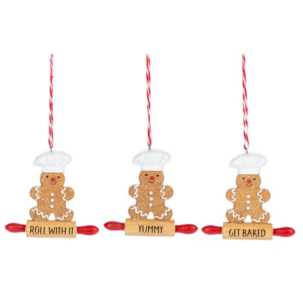 Gingerbread Baker Ornament - 2 Gingerbread Baker Ornament - - Image 2