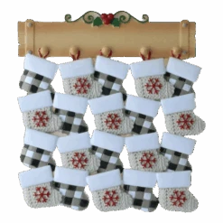 Stocking Family Up To 20 - Ornament