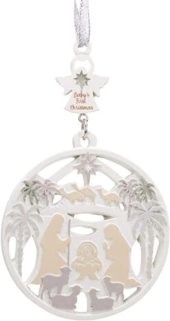 Roman Soft White Angel Nativity Ornament - Baby's First -Country Christmas Loft Shop hs2ko6mlksrjjxpoueq8