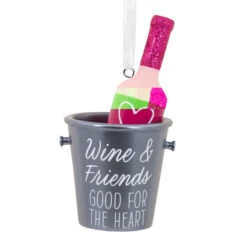 Hallmark Wine & Friends - Wine Bucket Ornament