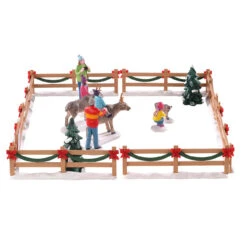 Lemax Reindeer Petting Zoo - 17 Piece Set -Country Christmas Loft Shop hx04pjauodu8sgxmcohc