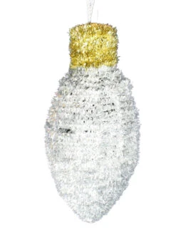 Oversize Tinsel Bulb Ornament - -Country Christmas Loft Shop hycb7nfvbrm83d6rl7wt