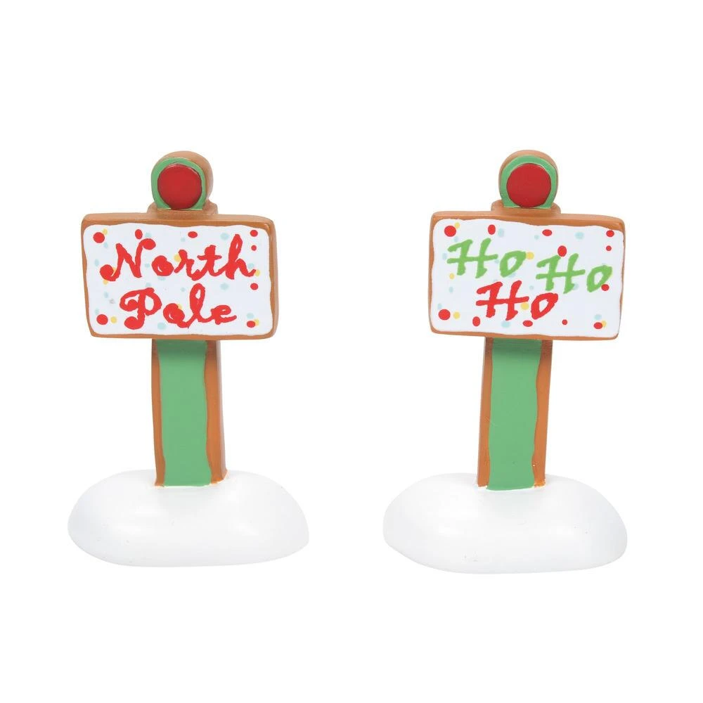 Department 56 Gingerbread Christmas Signs - Set Of 2 2 Department 56 Gingerbread Christmas Signs - Set Of 2 - Image 2