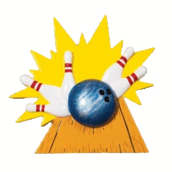 STRIKE! - Bowling Ornament