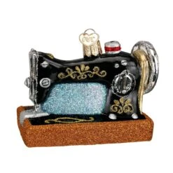 Old World Christmas Sewing Machine Glass Blown Ornament -Country Christmas Loft Shop ibggegudwaeccrenf2je