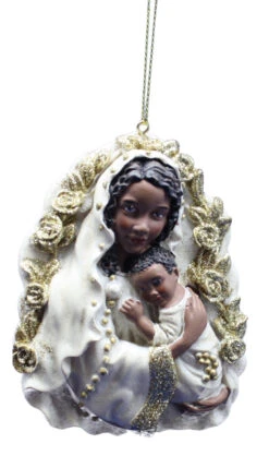 Kurt Adler African American Ivory And Gold Holy Family Ornament - -Country Christmas Loft Shop idfo6s0z0sr68nadkvk8