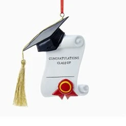 Kurt Adler Graduation Ornament With Cap And Tassle -Country Christmas Loft Shop idt9nt7m4yaycetulki8