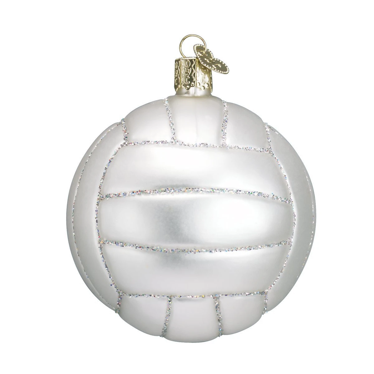 Volleyball Glass Ornament 2 Volleyball Glass Ornament - Image 2