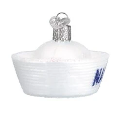 Navy Cap Glass Ornament -Country Christmas Loft Shop iojov9m4rjy92sjvge4m