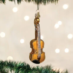 Violin Glass Ornament 5 Violin Glass Ornament -Country Christmas Loft Shop itdtohhjeaflq8ypxpyn
