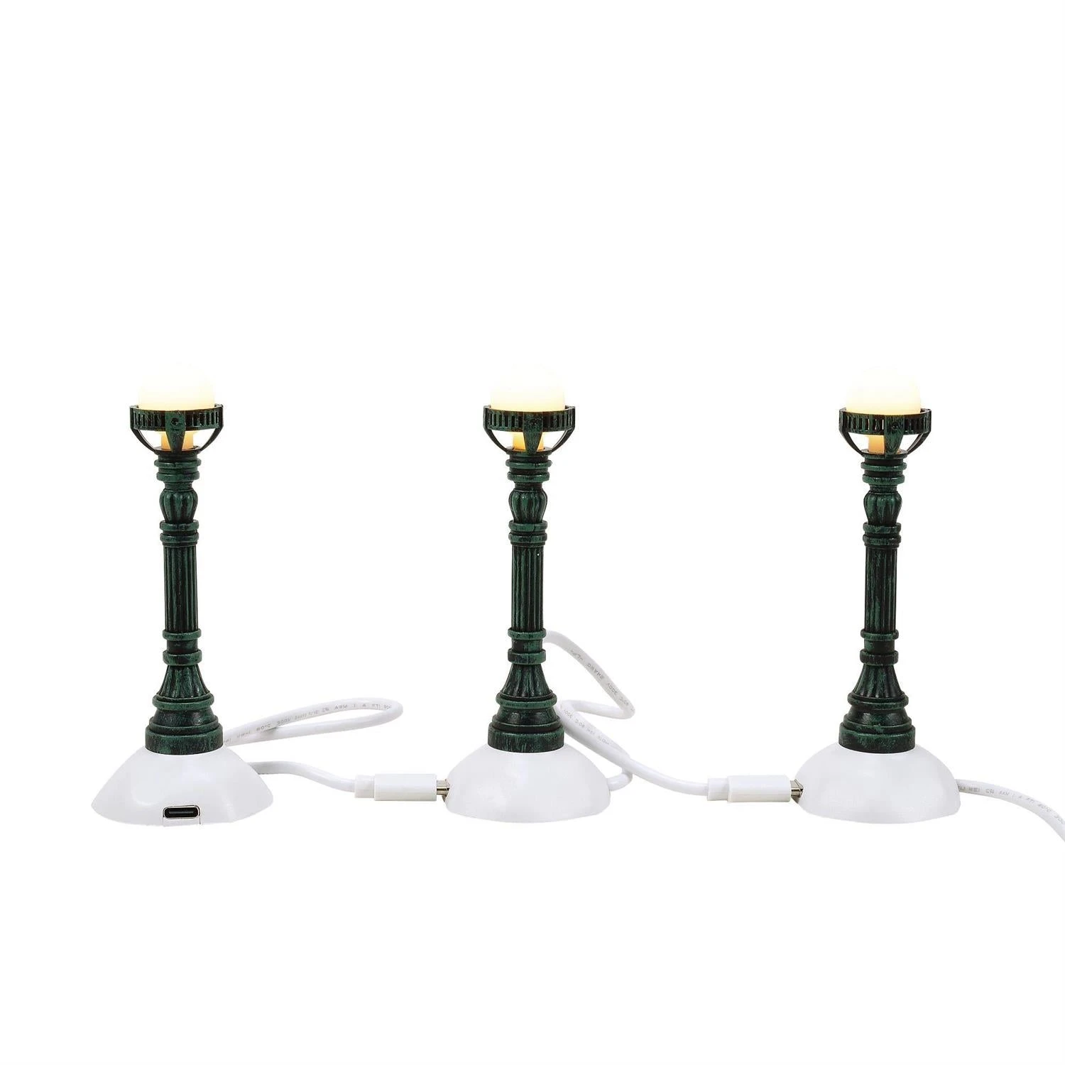 Department 56 Copper Lamp Post - 3 Piece Set 1 Department 56 Copper Lamp Post - 3 Piece Set