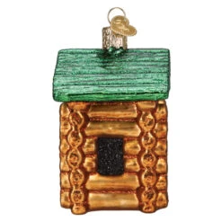 Lincoln Logs Glass Ornament -Country Christmas Loft Shop ivhwmpw90ami1rdjyy1y