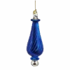 Shiny And Cute Egyptian Glass - Spiral Twist - Blue