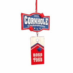 Cornhole Champion Ornament