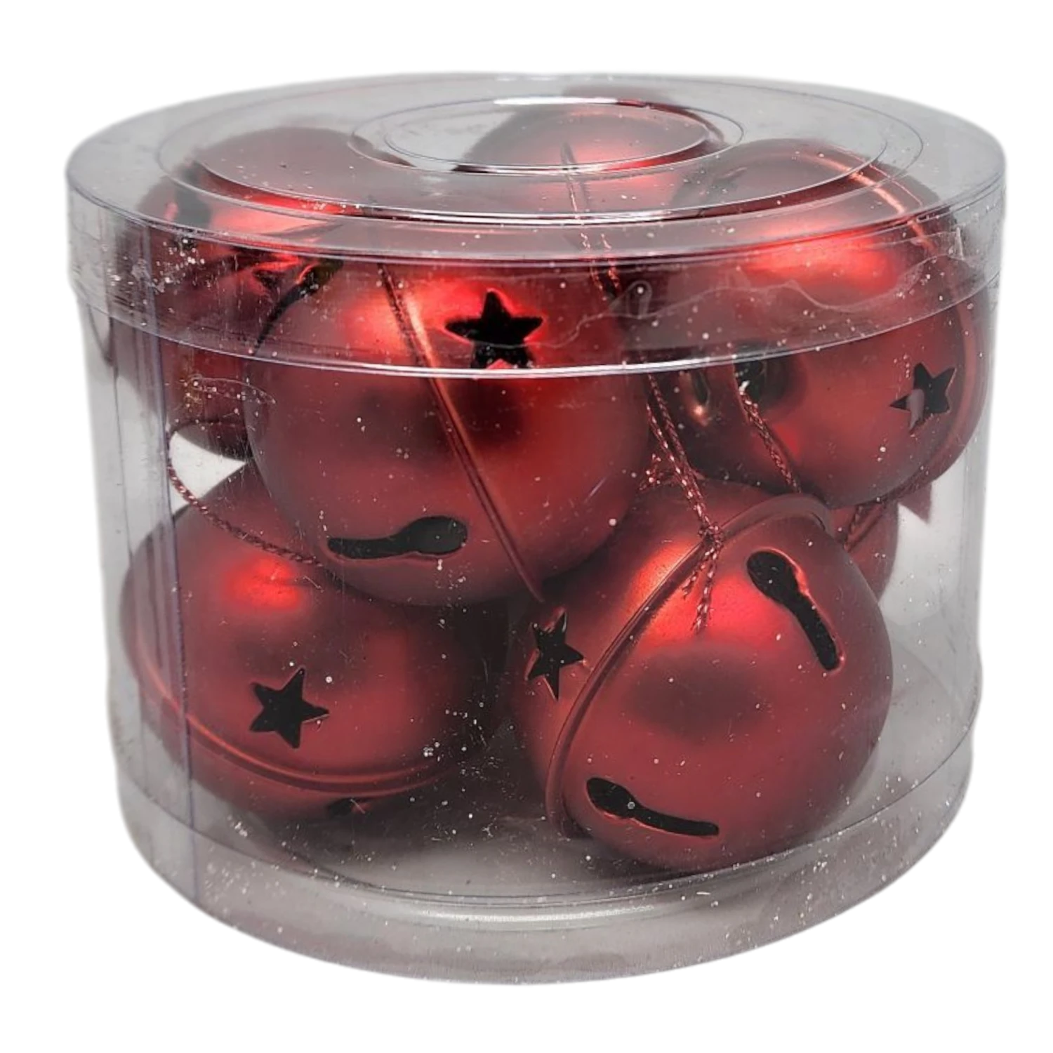 Jingle Bells (8 Pack) - 50mm - Matt Red 2 Jingle Bells (8 Pack) - 50mm - Matt Red - Image 2