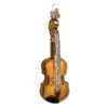 Violin Glass Ornament