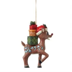 Rudolph With Stacked Presents Ornament -Country Christmas Loft Shop jfz9hzt1hxvdfohgrkwn