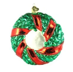 Old World Christmas Snowman Family Wreath Glass Ornament -Country Christmas Loft Shop jglimb5t8je22k73jz3a