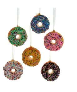 Kurt Adler Foam Donut Ornaments -