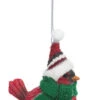 Cozy Bird Ornament - Have A Holly Jolly Christmas