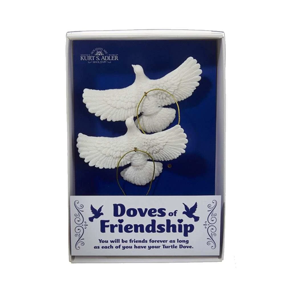 Kurt Adler Friendship Dove 2 Piece Ornament 2 Kurt Adler Friendship Dove 2 Piece Ornament - Image 2