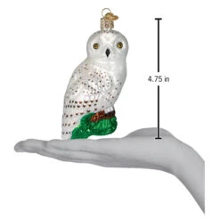 Great White Owl Glass Ornament 7 Great White Owl Glass Ornament -Country Christmas Loft Shop jpi52uaukfpwreq7ygnr