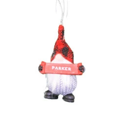 Personalized Gnome Ornament (Letters J-P) - Parker