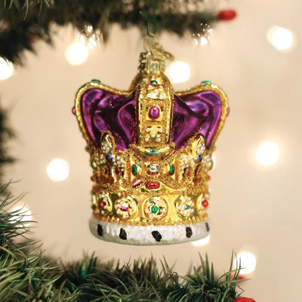 Kings Crown Glass Ornament 2 Kings Crown Glass Ornament - Image 2