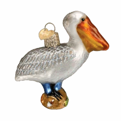 Pelican Glass Blown Ornament