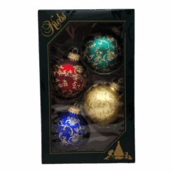 Krebs Value Glass Ball 4 Pack - Regal Festivity