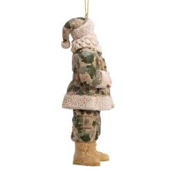 Kurt Adler Camouflage Military Santa Ornament -Country Christmas Loft Shop kayravc3pou9g6dqr0y4