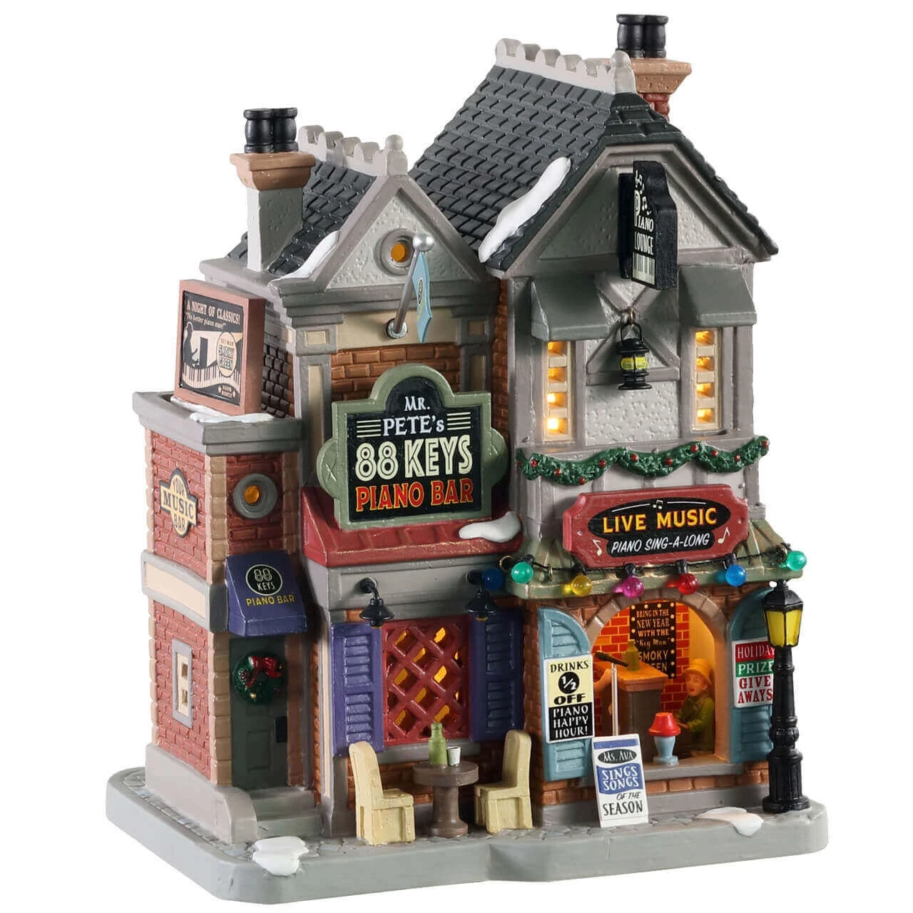 Lemax Mr. Pete's 88 Keys Piano Bar 1 Lemax Mr. Pete's 88 Keys Piano Bar