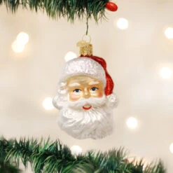 Mid Century Santa Head Glass Ornament -Country Christmas Loft Shop kkhocwqyhqjo7x8kkbjz