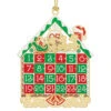 Metal Classic Advent Calendar Ornament