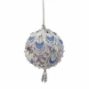 Kurt Adler Lavender Paisley Ornament - Ball