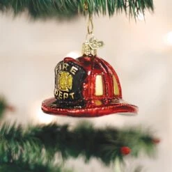 Firemans Helmet Ornament -Country Christmas Loft Shop kpdrcnn8foaskli9iuen