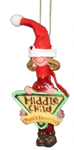Kurt Adler 3.5 Inch Mom's Favorite Ornament - First Boy -Country Christmas Loft Shop kwgyzjdaghqnimgiphuw