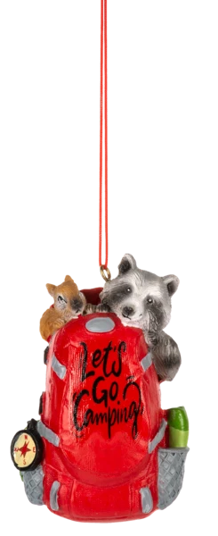 Back Pack Ornaments - Let's Go Camping