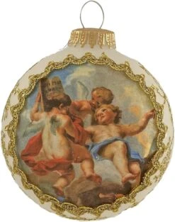 Krebs Divine Angels On Silk 2025 Ornament - Cherib Trio