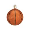 Basketball Glass Ornament